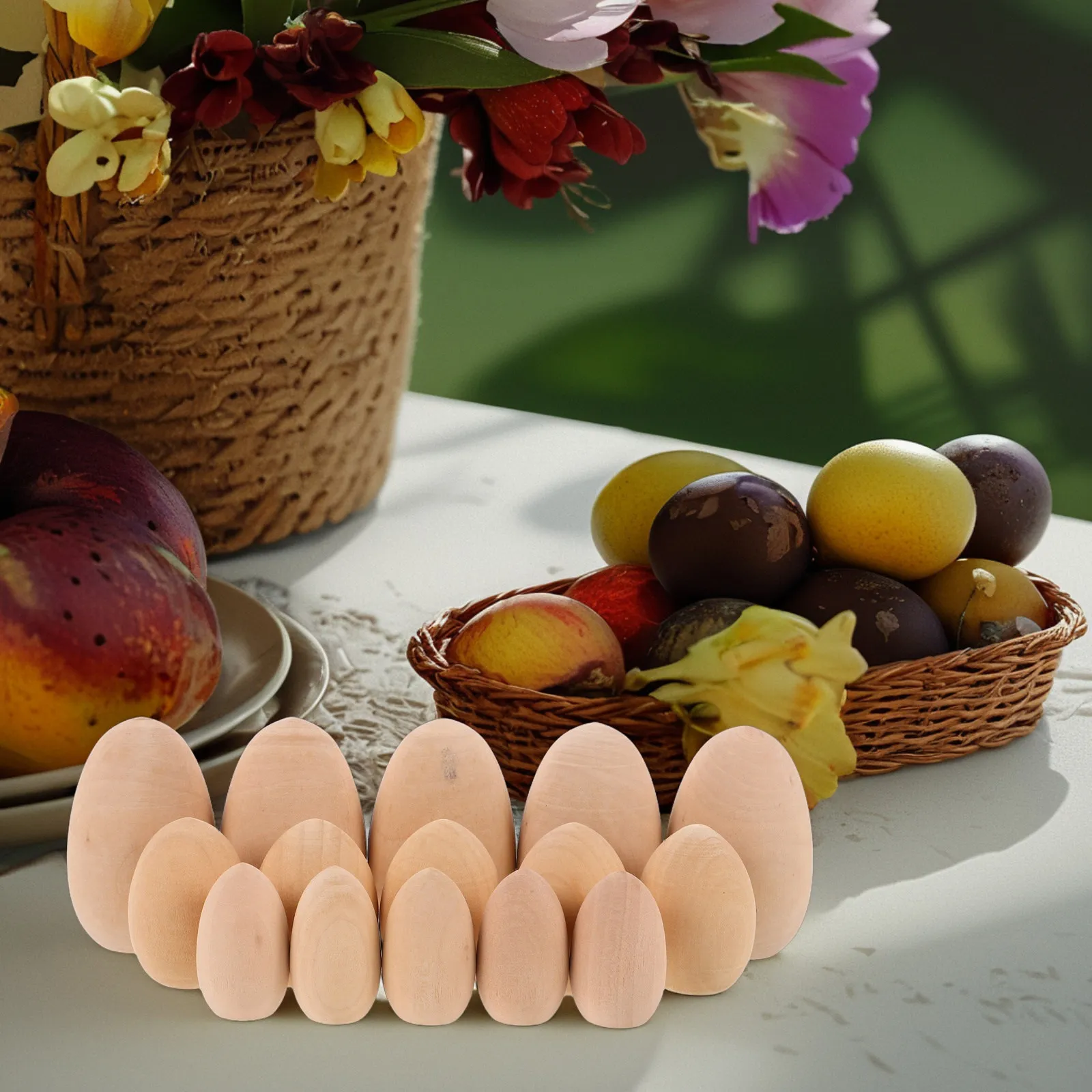 15pcs-wooden-easter-eggs-unpainted-smooth-craft-eggs-for-children's-creative-play-diy-decoration-easter-table-garden-door-decor