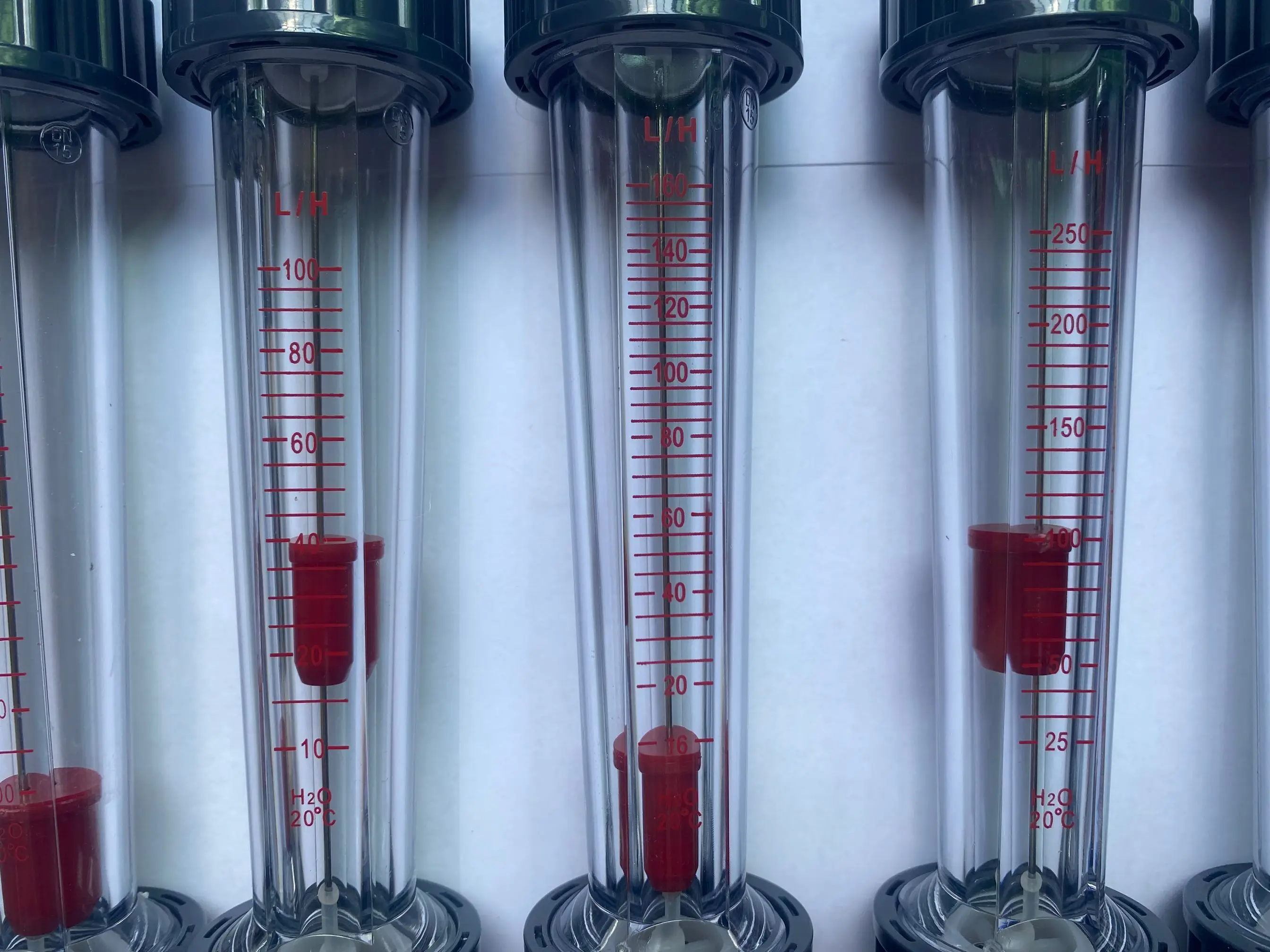 Imagem -02 - Medidor de Fluxo de Água Indicador Contador Rotâmetro Líquido 202 mm Lzs15 2