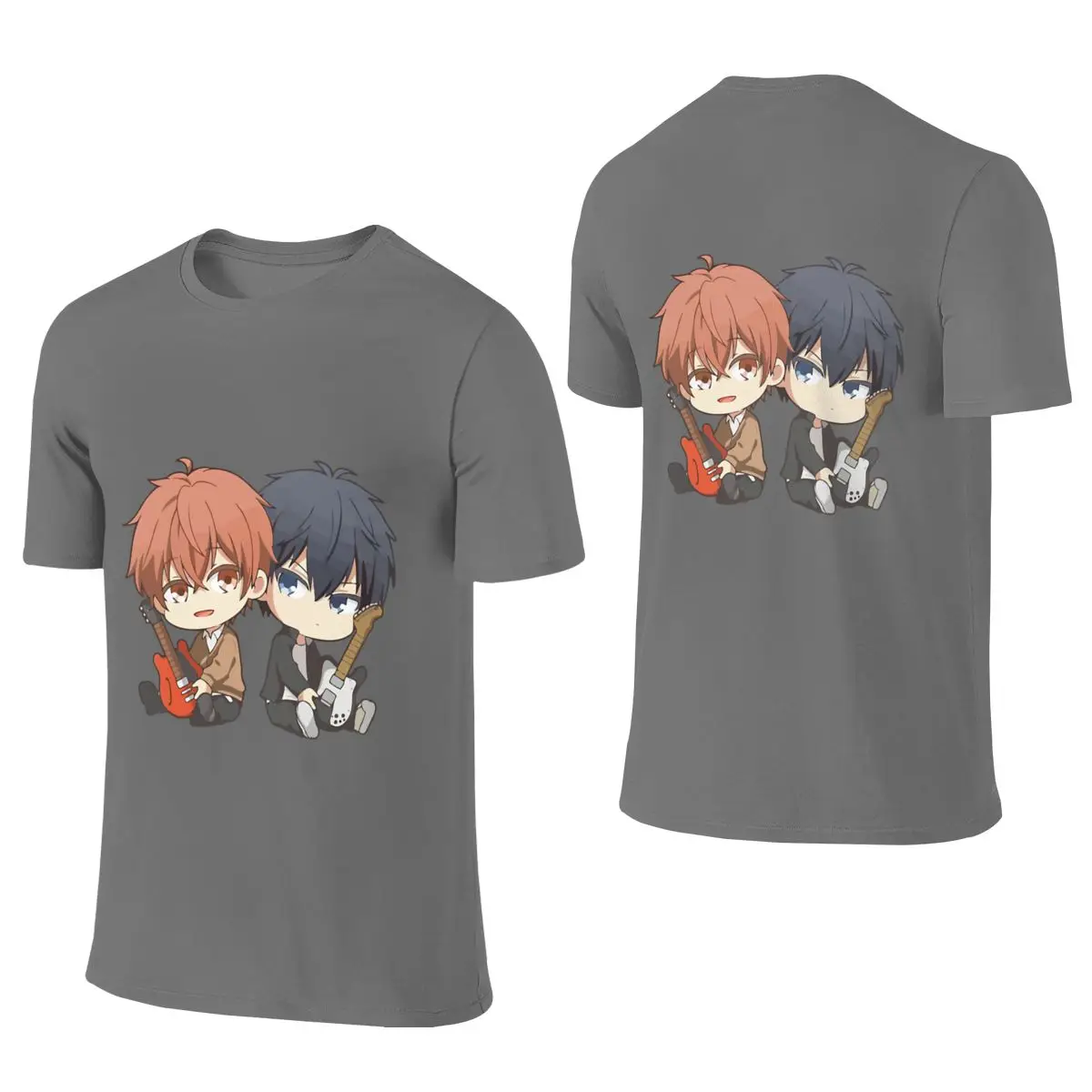 Ritsuka Uenoyama And Mafuyu Sato Given Anime Fitness Reversible T-shirtNiche Design Korean Atmosphere Short Sleeve