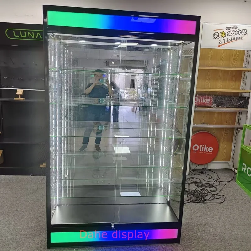 Sitte. Smoke Shop Display Show abschließbare Zubehör Display Vitrine kommerzielle Rauch Vitrine