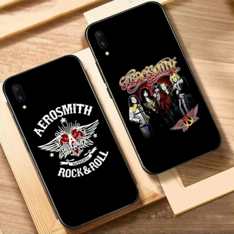 Aerosmith Rock Smart Cell Phone Case for Huawei Mate 40 30 20 10 Pro Lite Nova 9 8 5T Y7p Y7 Black Soft Phone Cover Funda