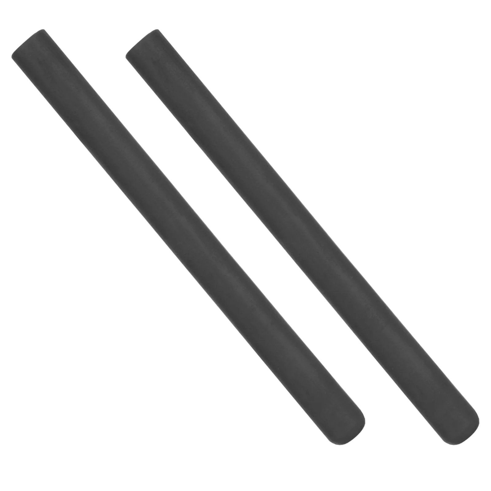 

2 Pcs Drum Stick Silicone Case Drumstick Tips Covers For Drumsticks Protector Caps Quiet Durable Black Head Protective Child