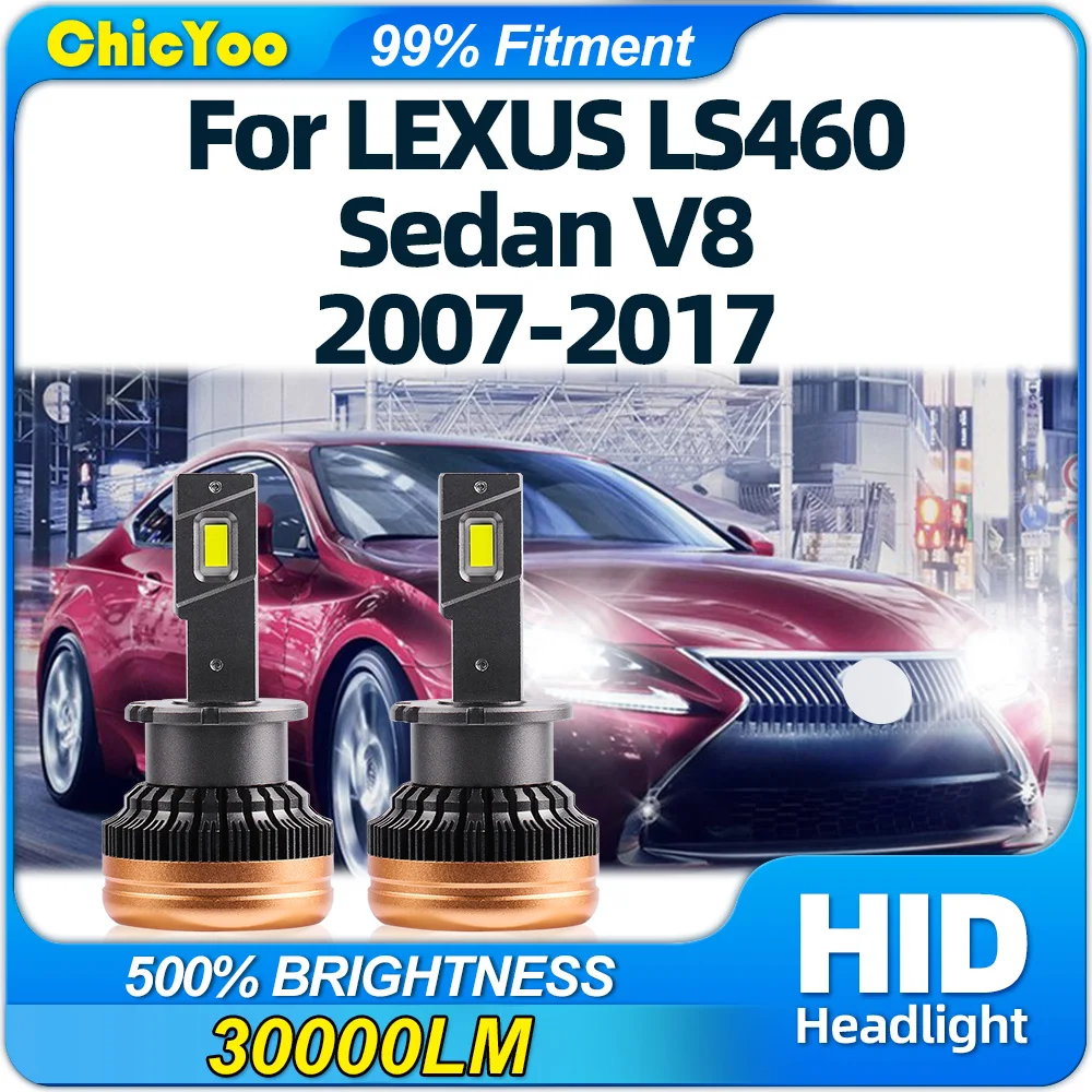 Reflektor LED Canbus 30000LM 1:1 HID Xenon Lights 12V Plug and Play do LEXUS LS460 Sedan V8 2007-2012 2013 2014 2015 2016 2017