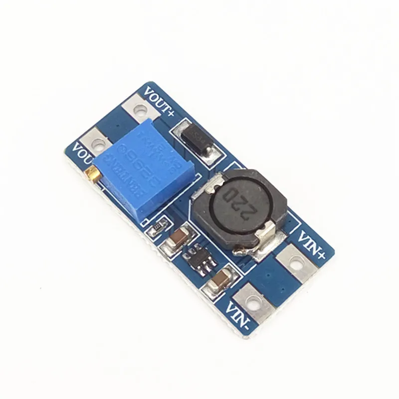 MT3608 DC-DC Boost Module 2A Boost Board Input Voltage 2-24V Up 5/9/12/-28V Adjustable