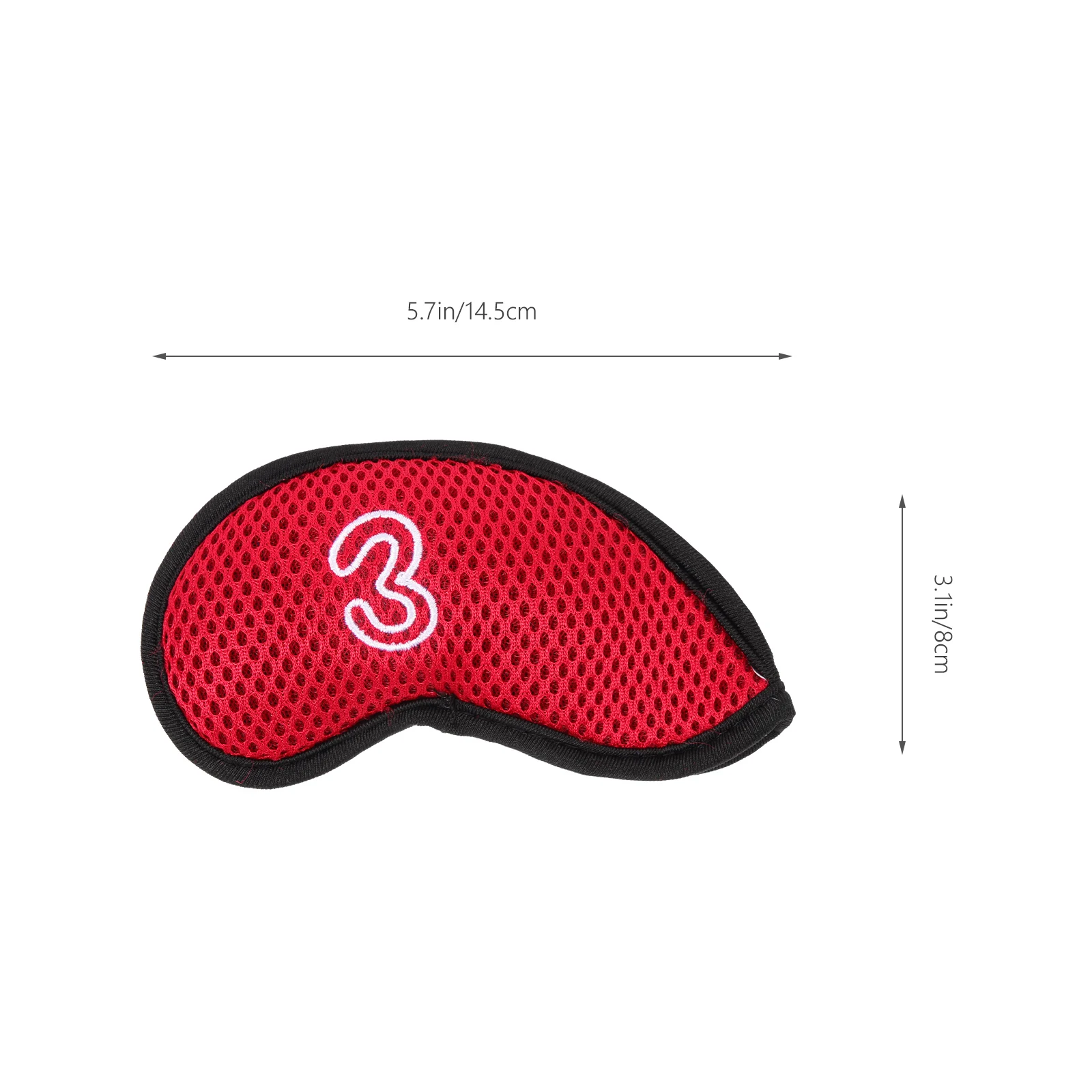 

10 Pcs Golf Club Cover Mesh Cloth Breathable Golfing Covers Golfs Net Putter for Clubs Rod Head