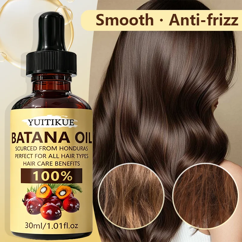 YUITIKUE 100% Pure Batana Oil From Honduras Hair Oil Nourishing Care For All Hair Types 30ml