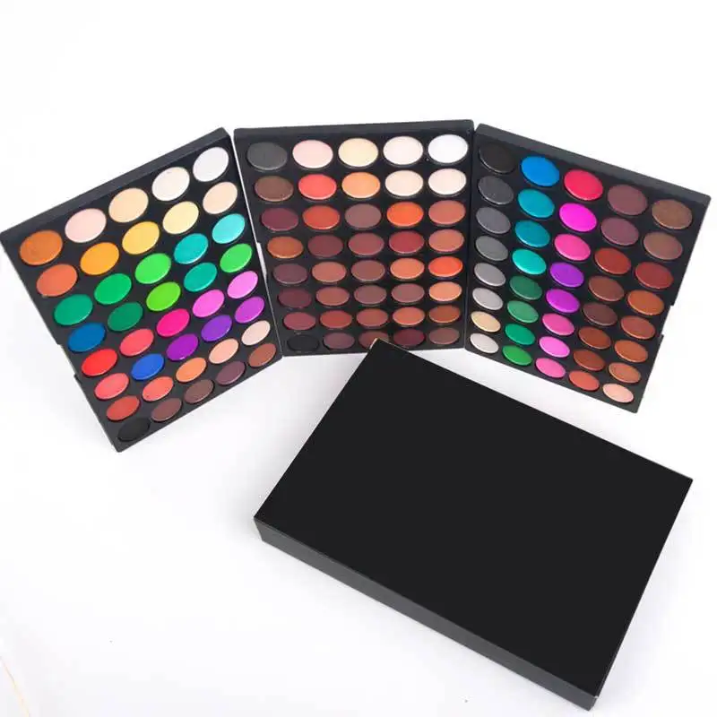 Paleta de sombras de ojos de alta calidad, 120 colores, brillo mate, paleta de maquillaje de color tierra, pigmentos Nude # EP120