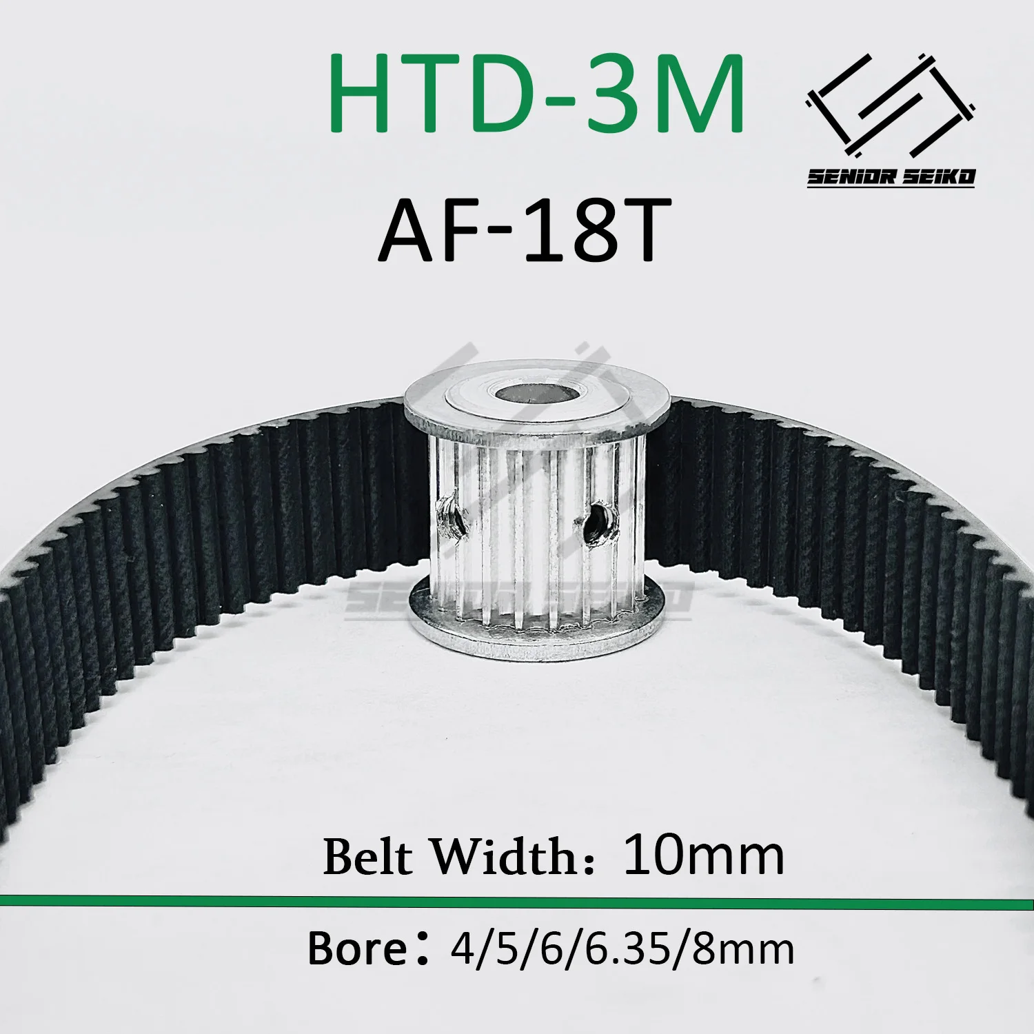 HTD3M 72Teeth 18T 18Teeth 72T Timing Pulley Belt Set Belt Width 10mm Bore 4~25mm Reduction 4:1 3M Pulley Kit Synchronous Wheel