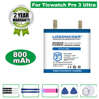 LOSONCOER Battery Long-lasting Performance for Your Ticwatch Pro 3 Ultra: Guaranteed by LOSONCOER Digital Battery! 800mAh