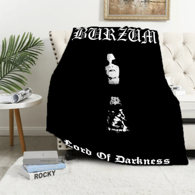 Burzum Filosofem Throw Soft Plaid With Print Sofa Quilt Luxury Blanket Fluffy Bed Blankets Plead Cover Downy Custom Cobija Knee