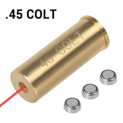 Tattico.45 Colt Bore Sight Cartuccia laser Bore Sighter Shot Gun Boresighter Lazer Zeroing per la regolazione del cannocchiale Accessorio per pistola