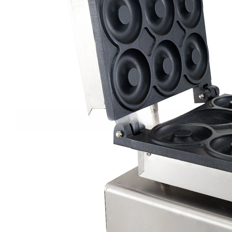 Commercial Electric Donut Machine Nine Grid Scones Maker Round Bread Muffin Maker Waffle Stove Shortbread Maker