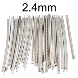 24pcs Fingerboard Frets Fret Wire For Electric Guitar Nickel Stainless Steel 2.4/2.7/2.9MM Repair Material Guitar Accessories