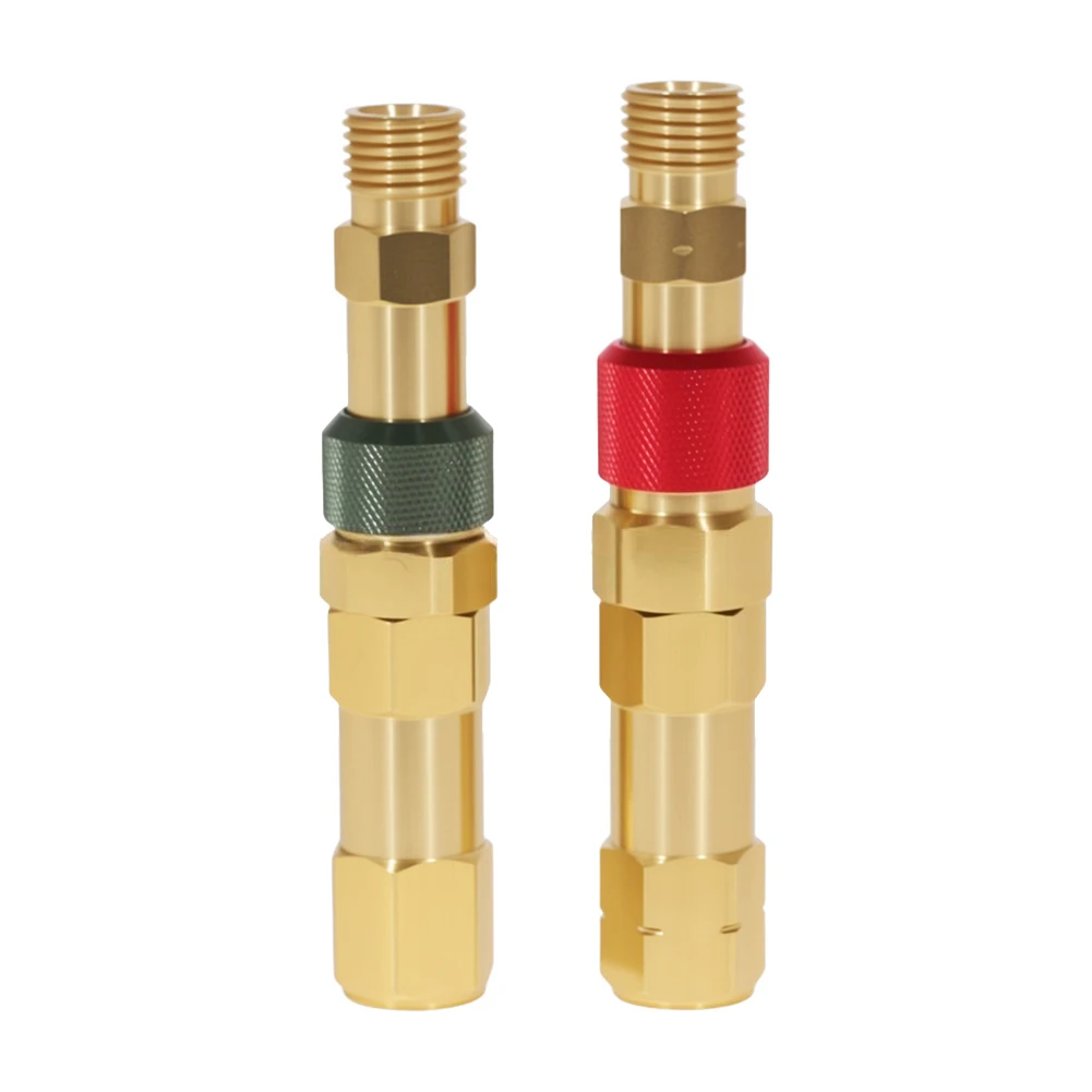 Quick Connect Fittings Set for Seamless Regulator to Hose Integration in Professional For Torch Welding Setups