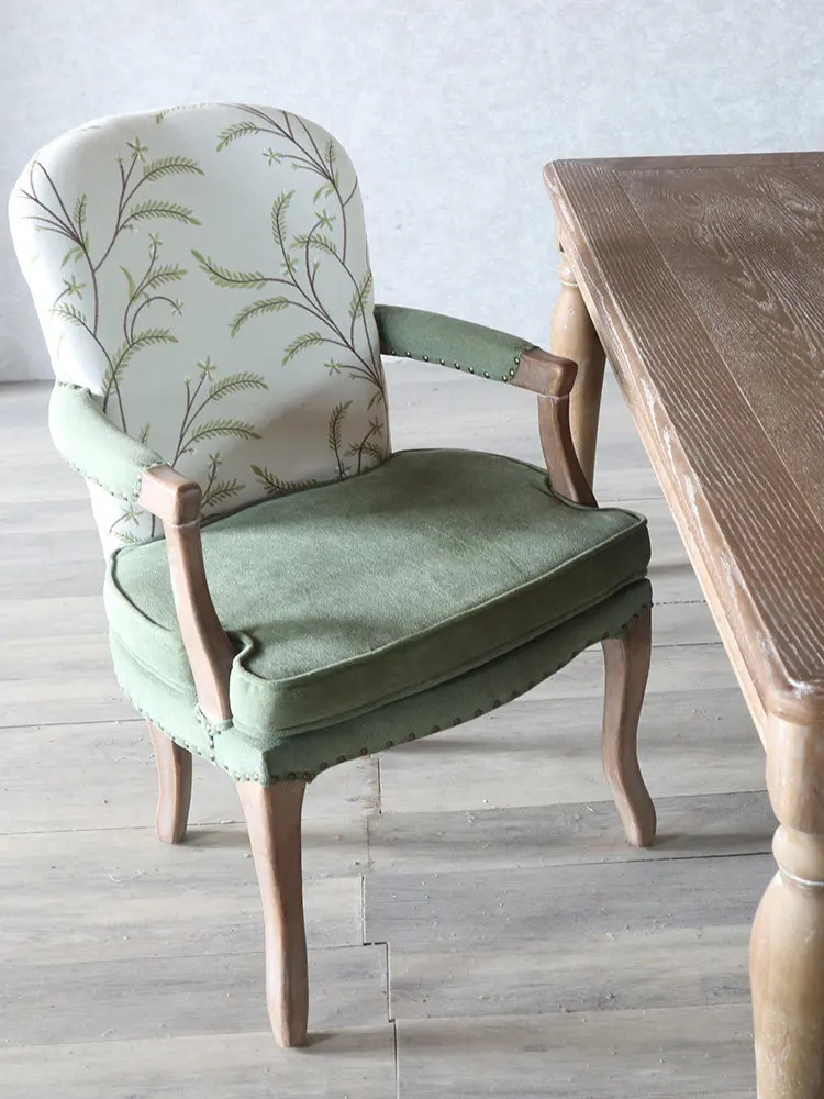Solid wood study chair, dining chair, study bedroom, wedding dress studio, makeup chair