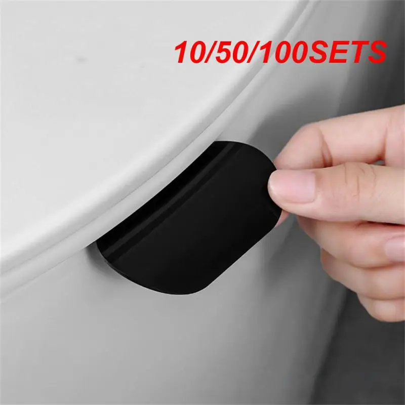 10/50/100SETS Retainer Preferred Material Humanized Design Rectangle Toilet Seat Cover Toilet Lid Lifting Tool