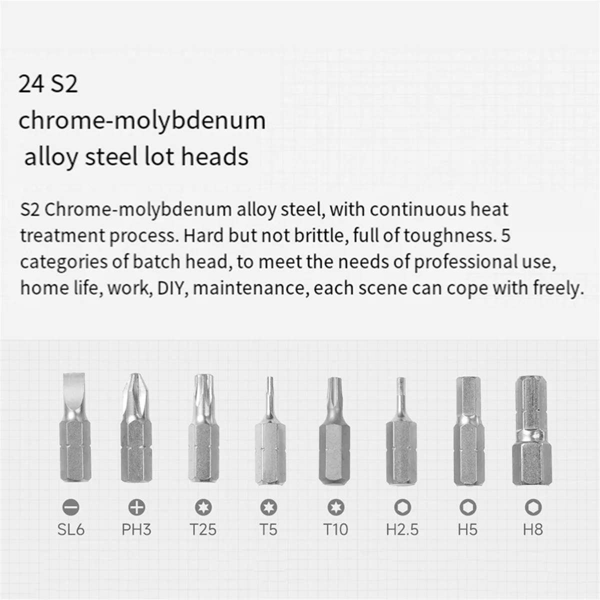 Y31A Ratschenschraubendreher, 24-in-1-Präzisions-Bit-Set, magnetischer Ratschenschraubendreher mit abnehmbarem Griff für Elektronik, Heimwerken