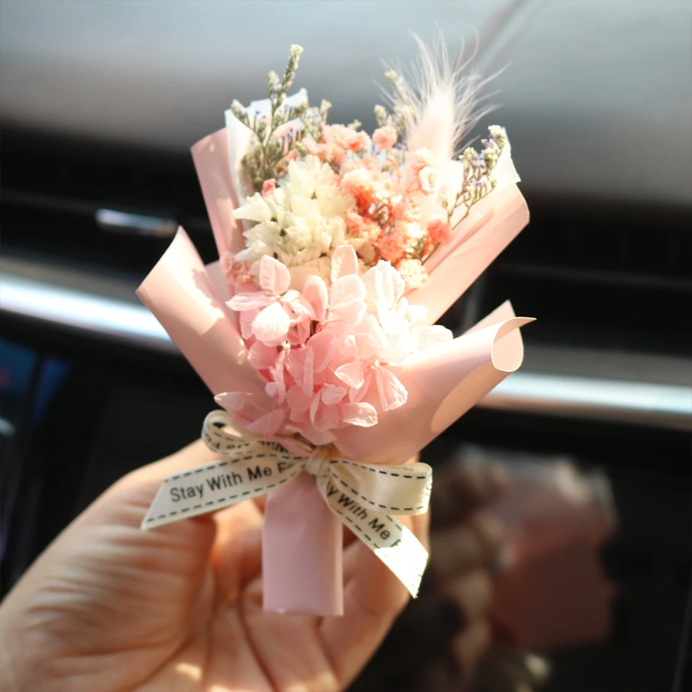 Car Air Outlet Perfume Decoration Creative Flowers Car Immortal Small Fresh Car Air Conditioning Mouth Fragrance Clip