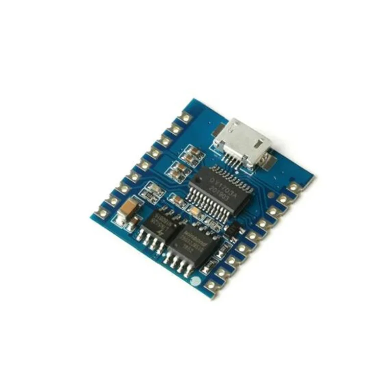 DY-SV17F Módulo Voice Player, Reprodução de Voz 4MB, IO Trigger, Controle Serial Port, Download USB, Flash