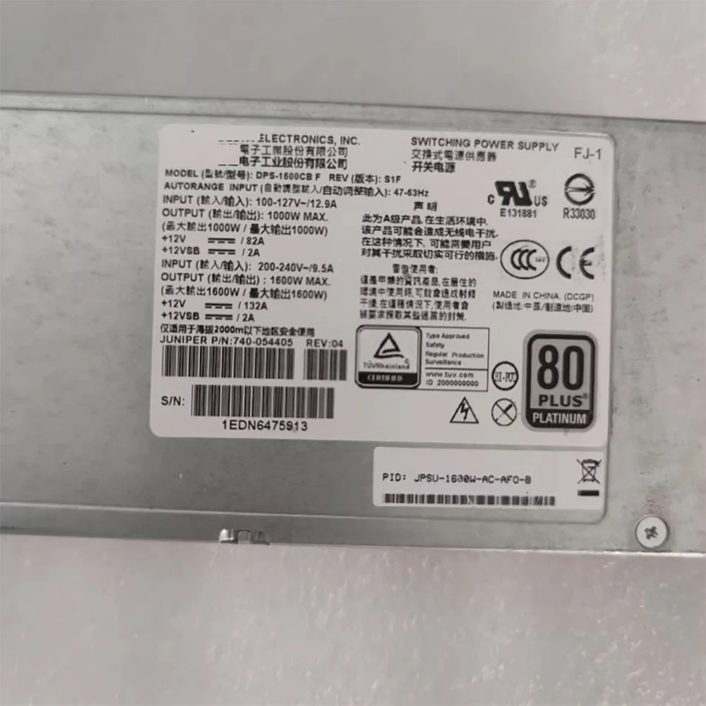 DPS-1600CB F Per alimentatore server Delta 1600 W