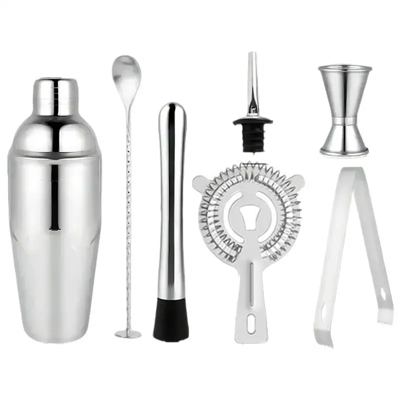 Cocktail Shaker 550cc/750cc Stainless Steel Cocktail Shaker Mixer Wine Martini Boston Shaker For Bartender Drink Party Bar Tools