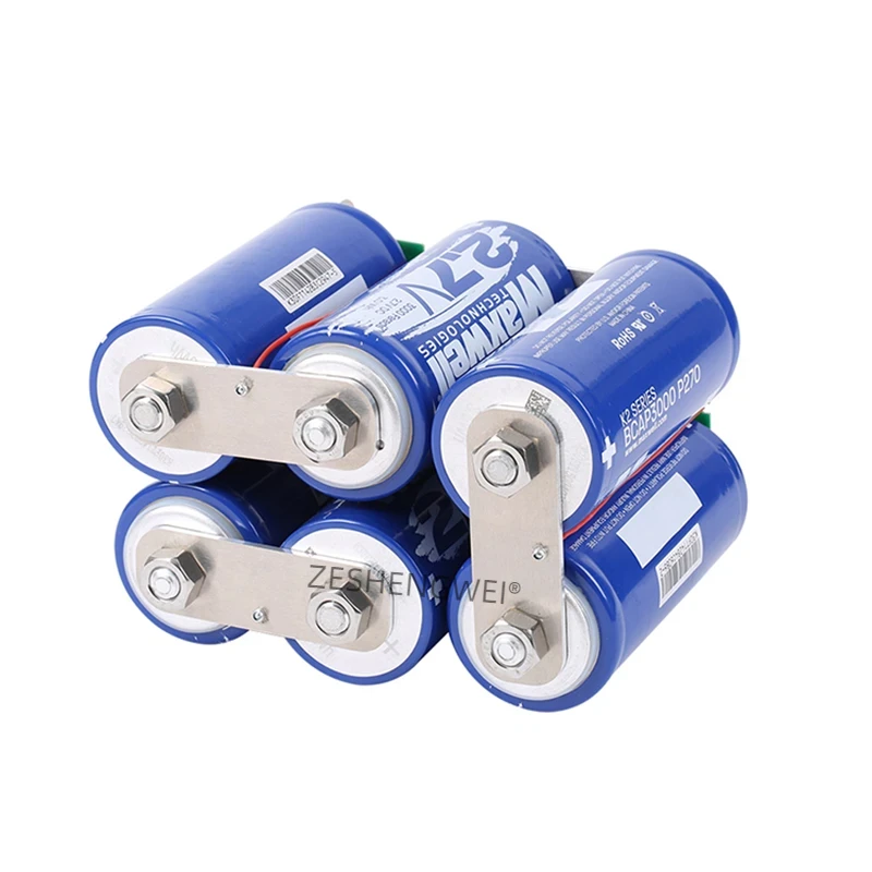 16V500F Super Módulo 2.7V3000F Ultracapacitor Grande Capacidade Baixa Resistência Interna Para Carro Starter Supercapacitor