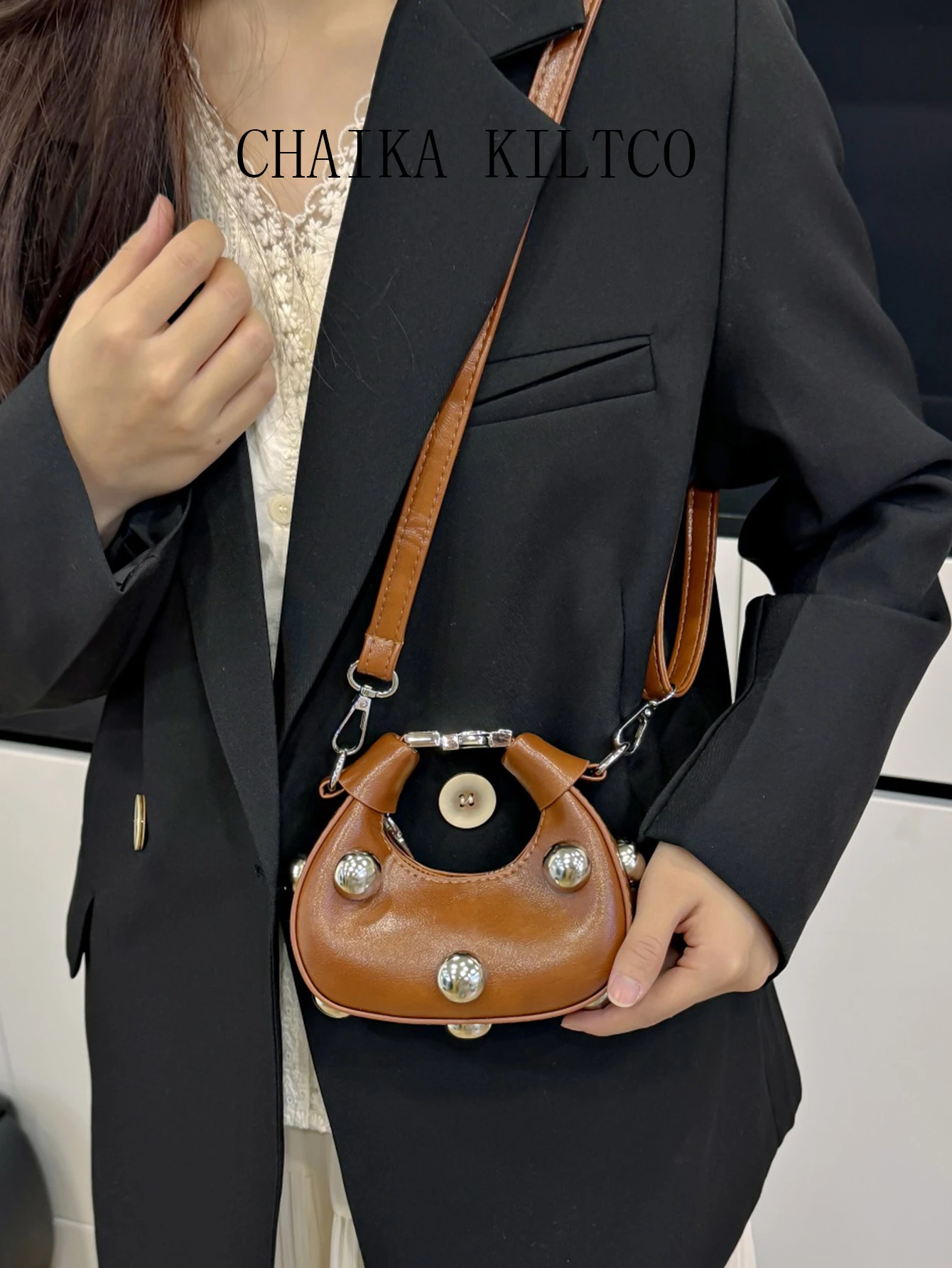 CHAIKA KILTCO 2025 حقيبة كروس نسائية صغيرة عصرية جديدة، حقيبة كتف أنيقة لملابس عصرية وغير رسمية