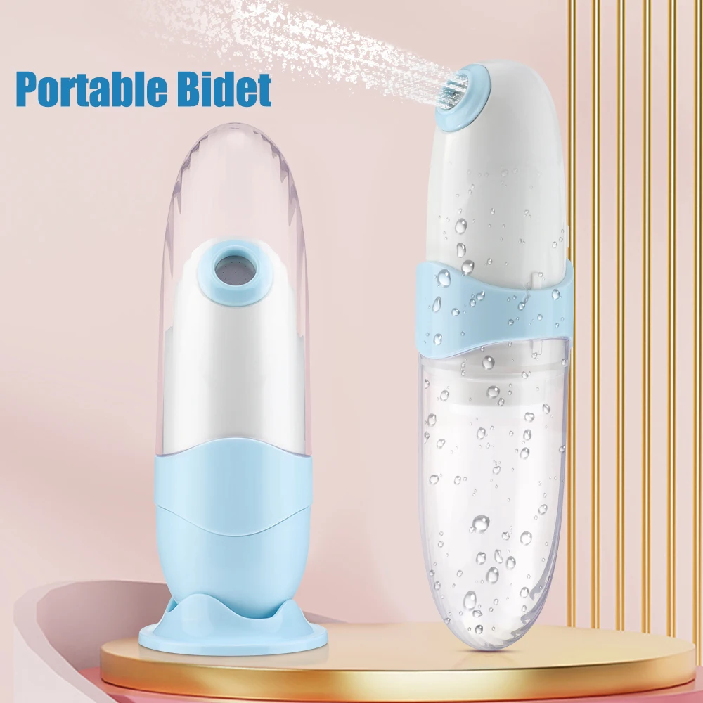 Electric Portable Travel Bidet Rechargeable Handheld Butt Shower 11 Holes Nozzle Mini Toilet Sprayer For Baby Personal Care