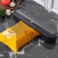 【ABODE】Vacuum Sealer Automatic Packaging Machine 220V US Plug Food Vacuum Sealer With Household Food Sealing Function Foodmachin
