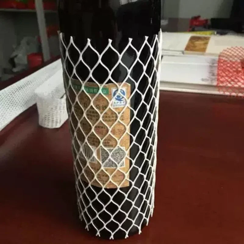 100pcs Wine Bottle Bag Drink Water Liquor Bottle Sleeve Prevent Friction Protection Net Cover label Packaging Bar Accessories