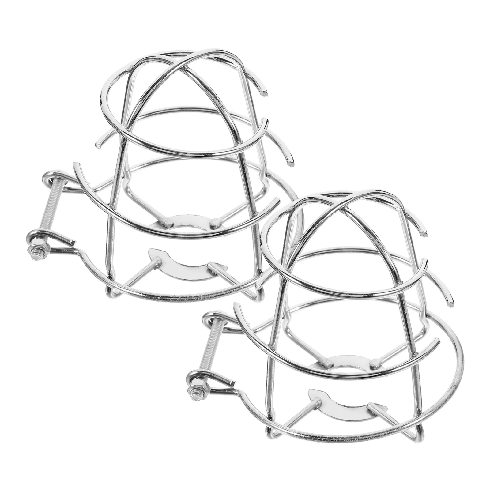 

2pcs Sprinkler Head Protective Cover Durable Sturdy Fire Safety Guard Concealed Parts Wrought Iron Travel Product