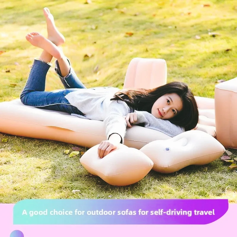 Colchón Inflable Resistente para Auto, Colchón de Viaje para Asiento Trasero de SUV, Colchón de Aire para Dormir en el Auto