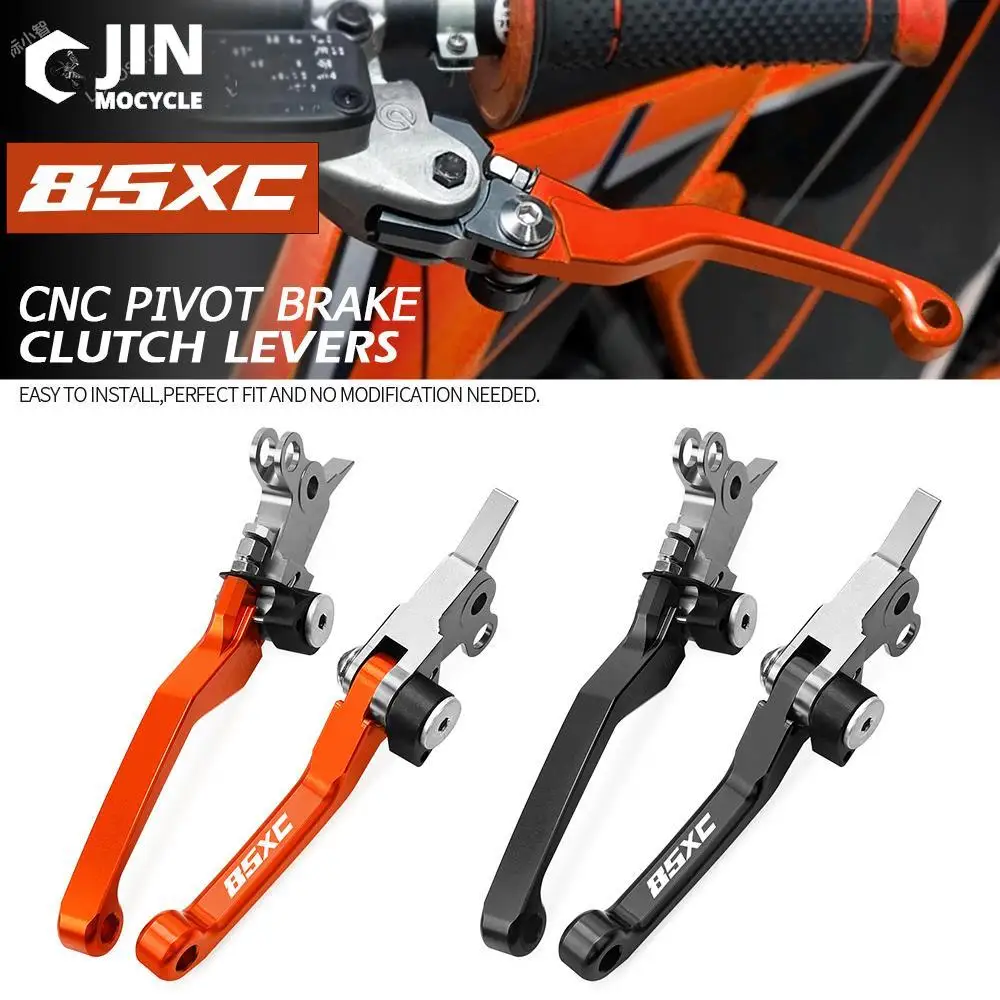 

For K-T-M 85XC 2003 -2012 85 SX XC 2014 2015-2018 Motorcycle CNC Foldable Pivot Dirt Bike Brake Clutch Levers Cable Lever Handle