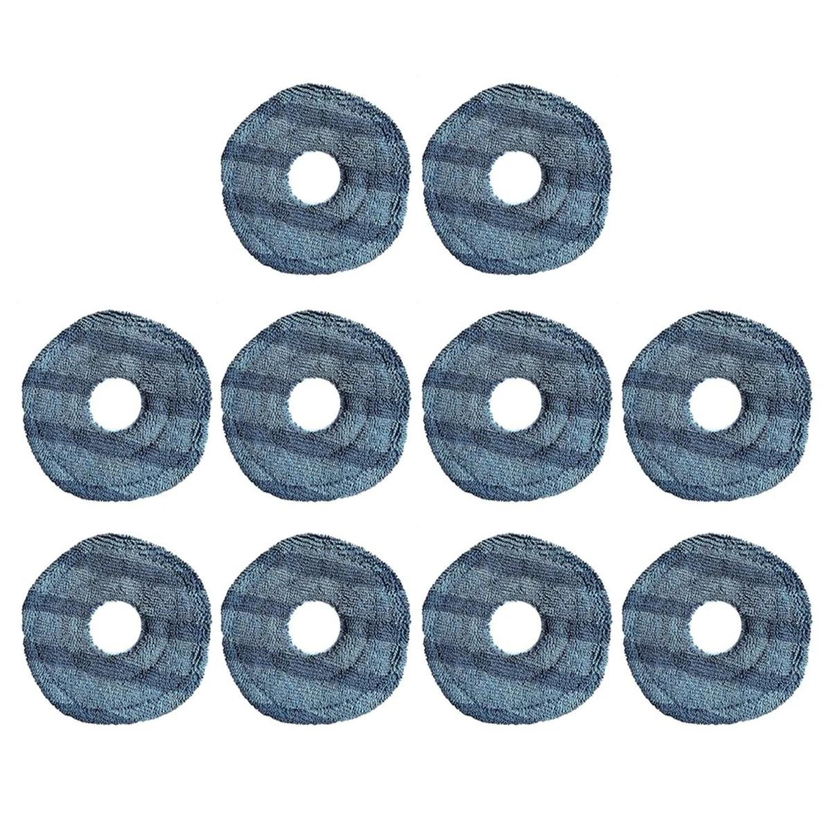 10pcs Washable Vacuum Mopping Pad for Eufy X10 Pro Omni and Eufy X9 Pro Robot Vacuum Replacement Parts Mop Cloth