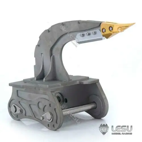 LESU Metal 1/14 Curved Ripper Scarifier for 374F RC Hydraulic Excavator Digger Spare Parts Toy Model TH17143