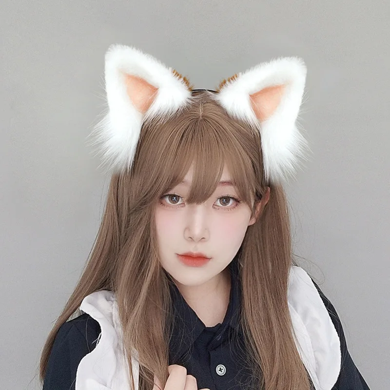 

Kawaii Raccoon Tail Plush Striped Raccoon Tail Faux Fur Animal Tail Cosplay Costume Props Jk Girl Halloween Party Role Play