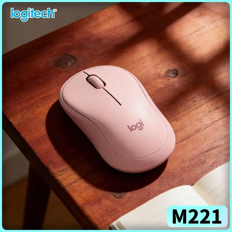 Logitech M221 Silent Optical Mouse - Slim Design, 2.4GHz 10m Range, 18-Month Battery, Windows Mac Chrome OS Gadgets
