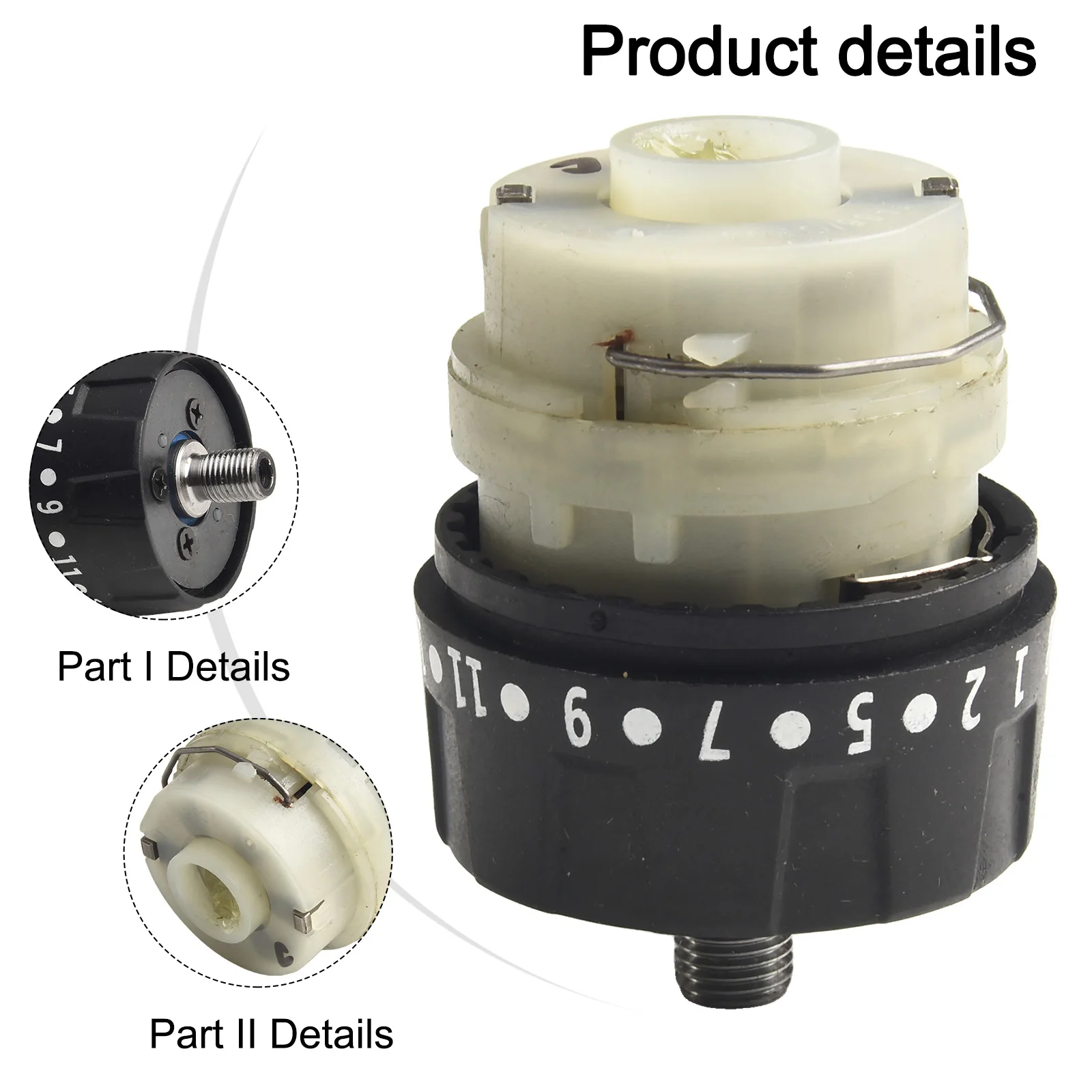 

13 Teeth Gearbox Self-lock Gearbox Electric Screwdriver Gearbox 21V Gearbox Cordless Drill Gearbox DIY Projects