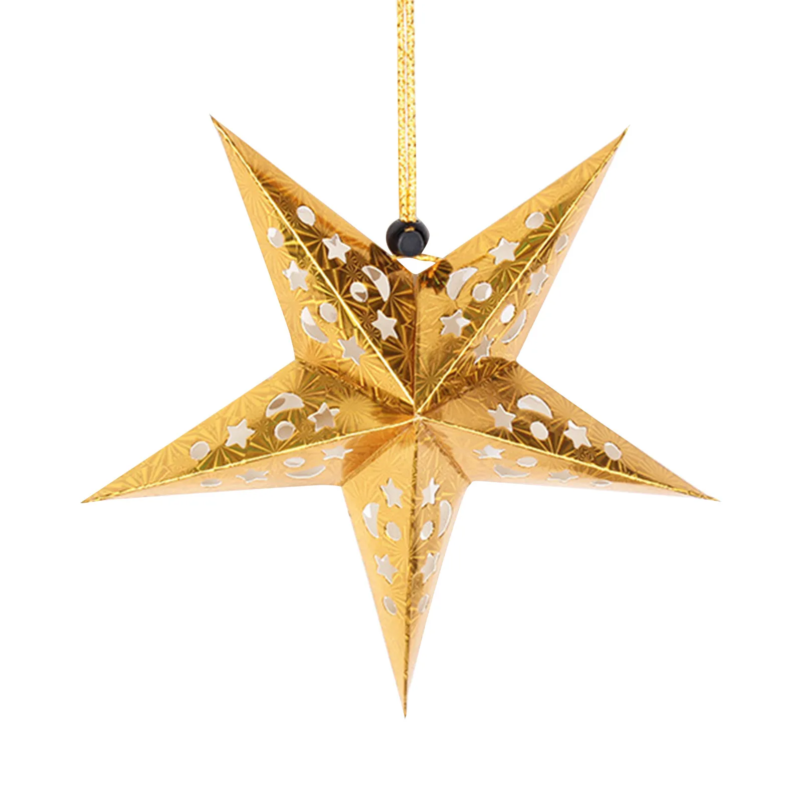 24 Inch Christmas Decoration Xmas Paper Star Holiday Star Hanging Ceiling Stars Pendant 3d Christmas Tree Lamp Shade Paper Star