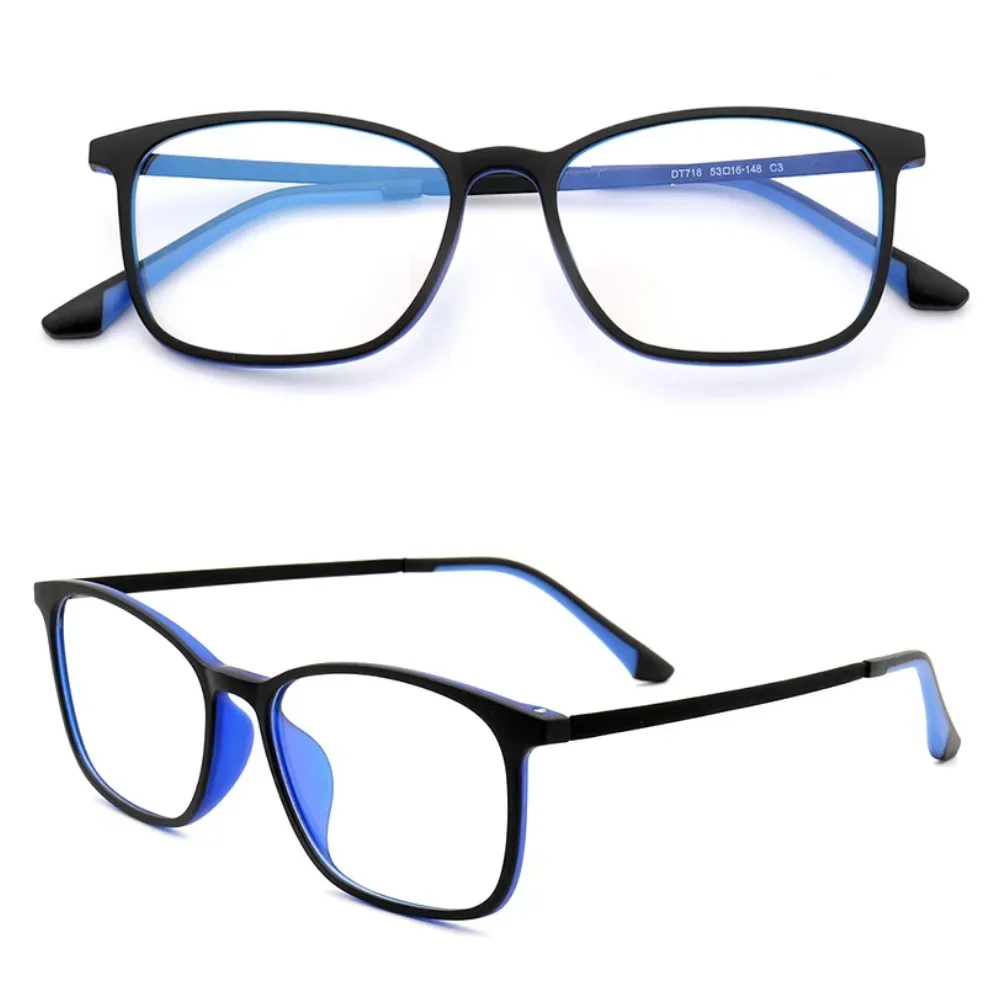 

Optical Square Glasses Frames for Women Prescription Eyewear Classic Men Eyeglasses Frames TR90 Lightweight Spectacles Black