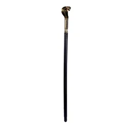 Kids Wand Egyptian Scepter Royal King Scepter 86X7X5CM King Scepter Wand Snake Staff Cane Gold Walking Cane Snake Scepter