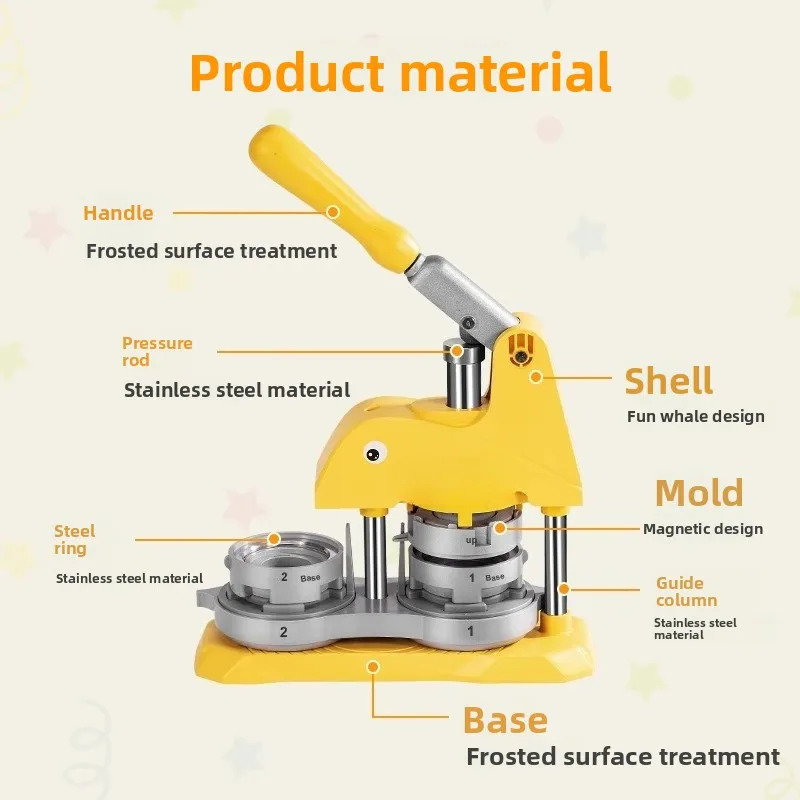 Badge Making Machine Ba Chi Making Machine Refrigerator Sticker Badge