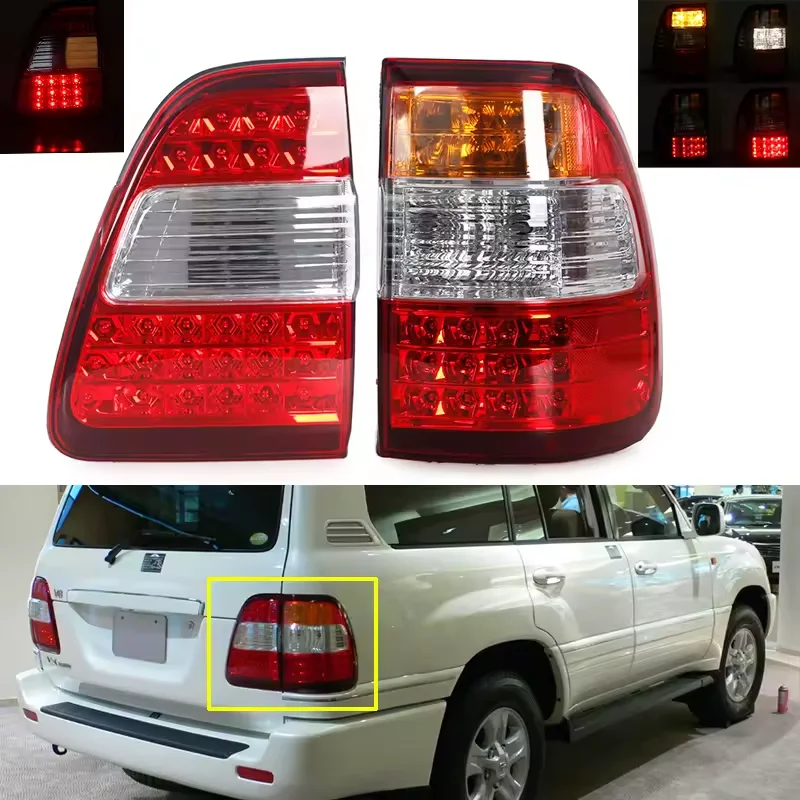 

Car Rear Bumper Tail Light Brake Stop Reverse Lamp Taillight Fit For Toyota Land Cruiser 100 LC100 1998-2005