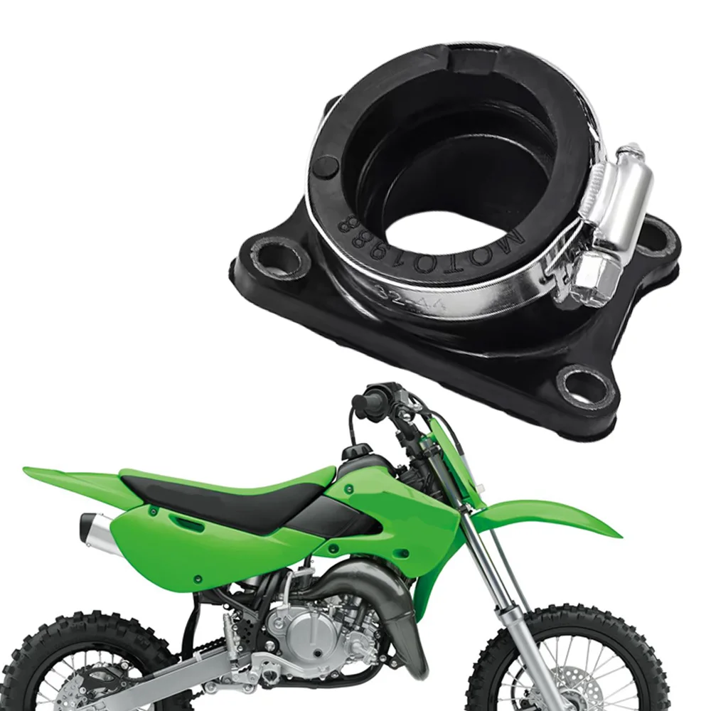 For Kawasaki KX65 2000-2022 Models KX 65 16065-1366 Motorcycle Carburetor Intake Manifold Boot Carburator Joint Boot Accessories