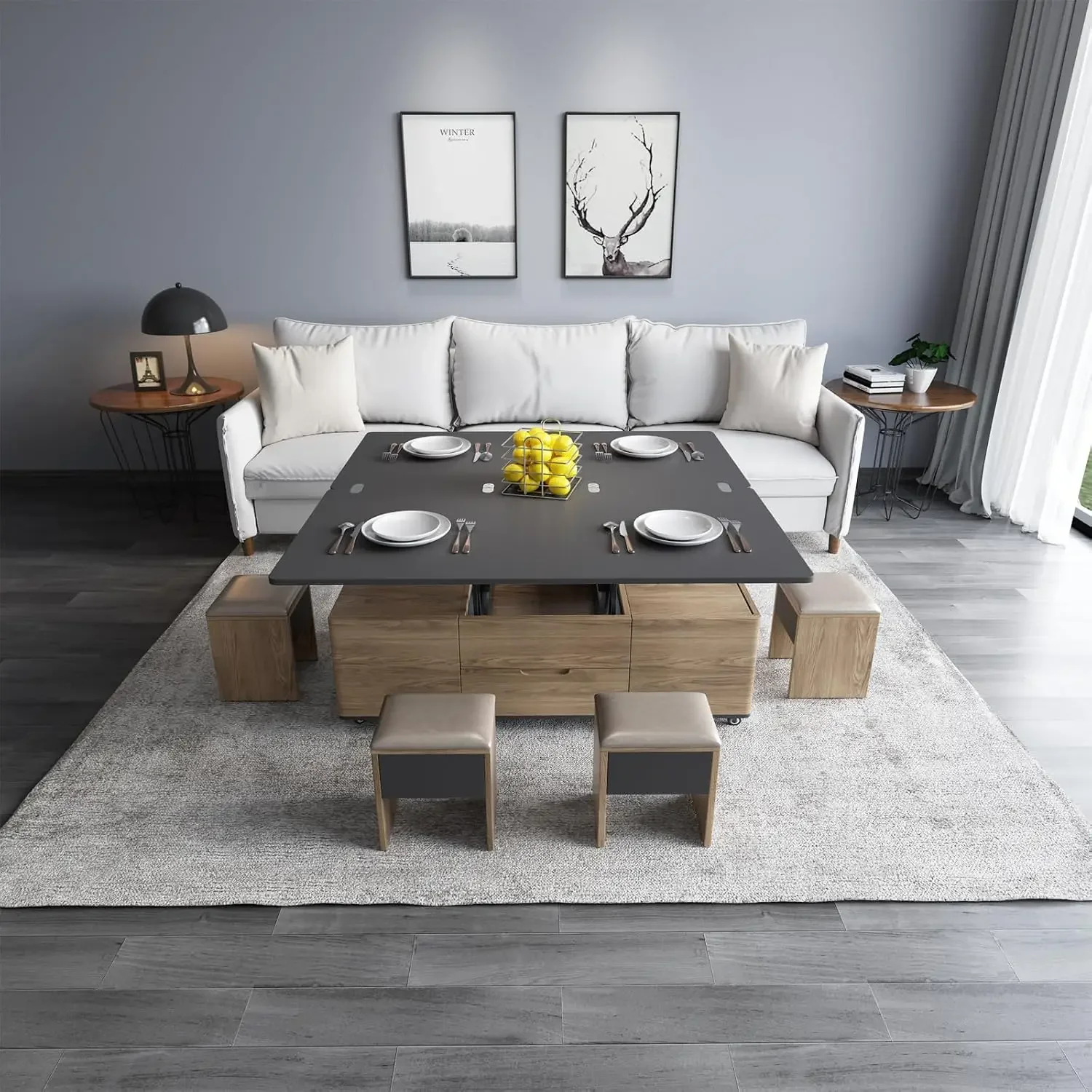 Stable Functional Distinctive Coffee Table Spacious Compact Convenient Stylish Coffee Table Table Basse Living Room Furniture