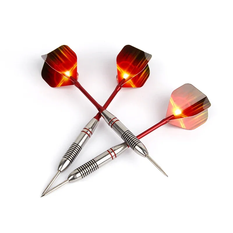 جديد 3 قطعة/مجموعة من السهام المهنية 24 جرام الصلب تلميح دارت مع مهاوي الألومنيوم رحلات رمي السهام لطيفة عالية الجودة لعبة دارتبوارد