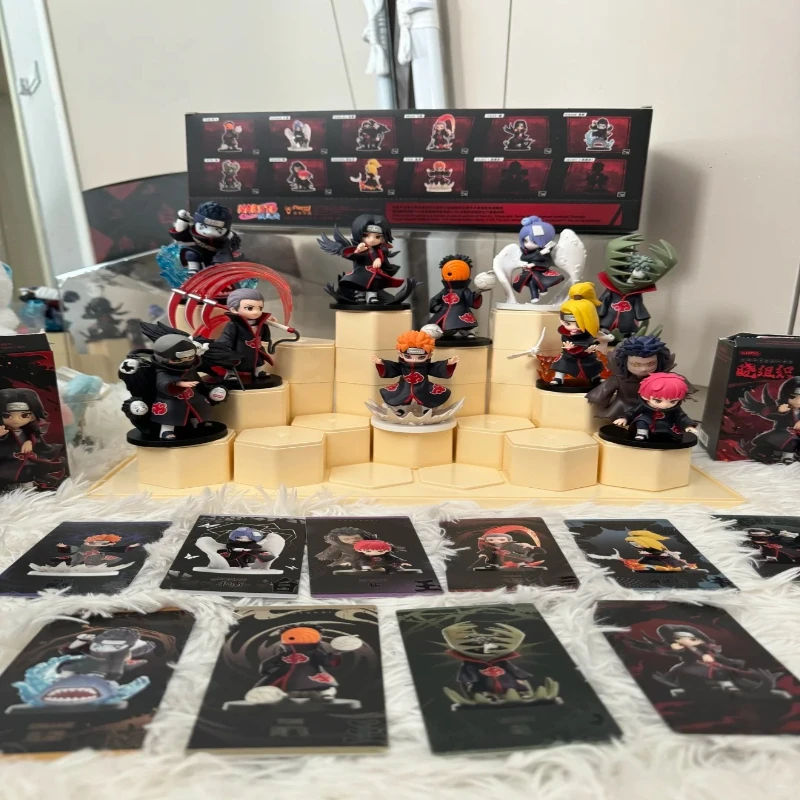 Figuras de la serie Pop Mart Resonance Naruto Shippuden vs. Akatsuki, caja ciega de Naruto Akatsuki, muñecos novedosos y divertidos, juguete de Anime