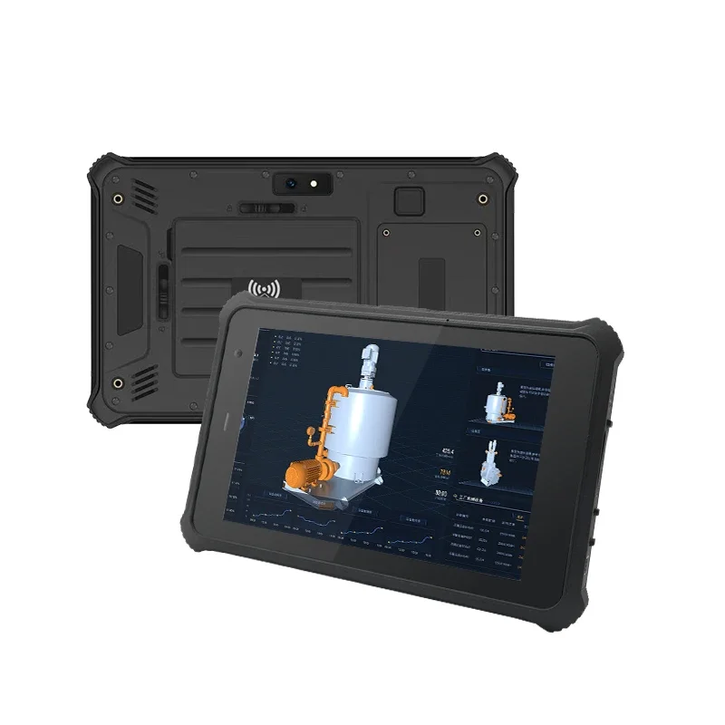 Rugged tablet pc 8 inch handheld tablet IP67 waterproof win 10 capacitive touch screen industrial rugged pc