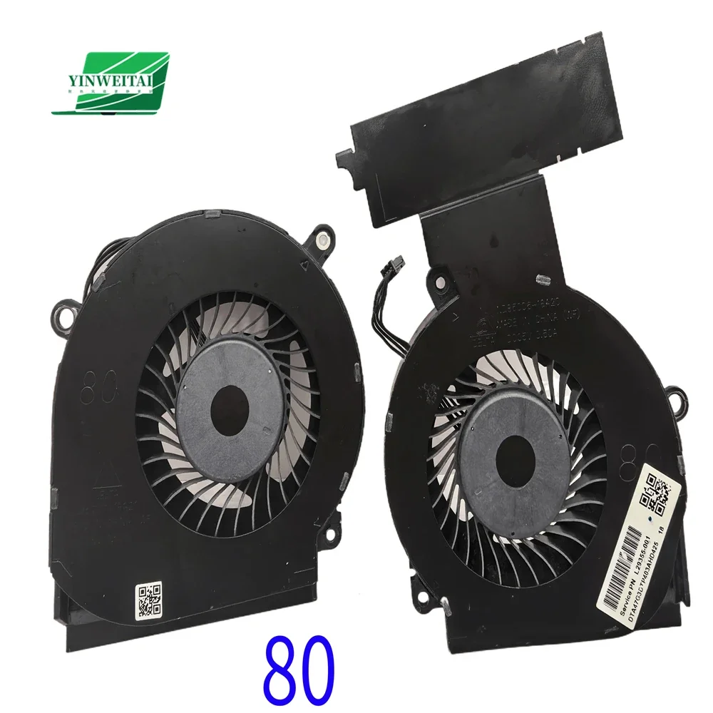 NEW For HP OMEN 15-DC TPN-Q211 ND85C07-18A21 ND85C06-18A20 CPU GPU FAN L30203-001 L30204-001 0FKPP0000H 0FKPQ0000H