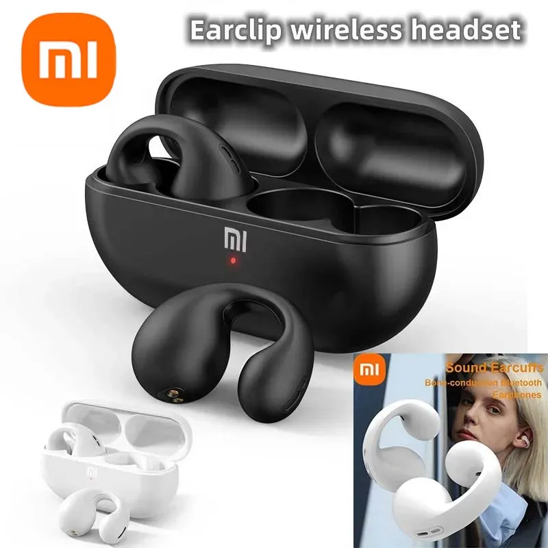 XIAOMI-Écouteurs Bluetooth sans fil Sophia Conduction TWS, oreillettes Ambie Sound, boucle d\'oreille, écouteurs de musique, casque de sport